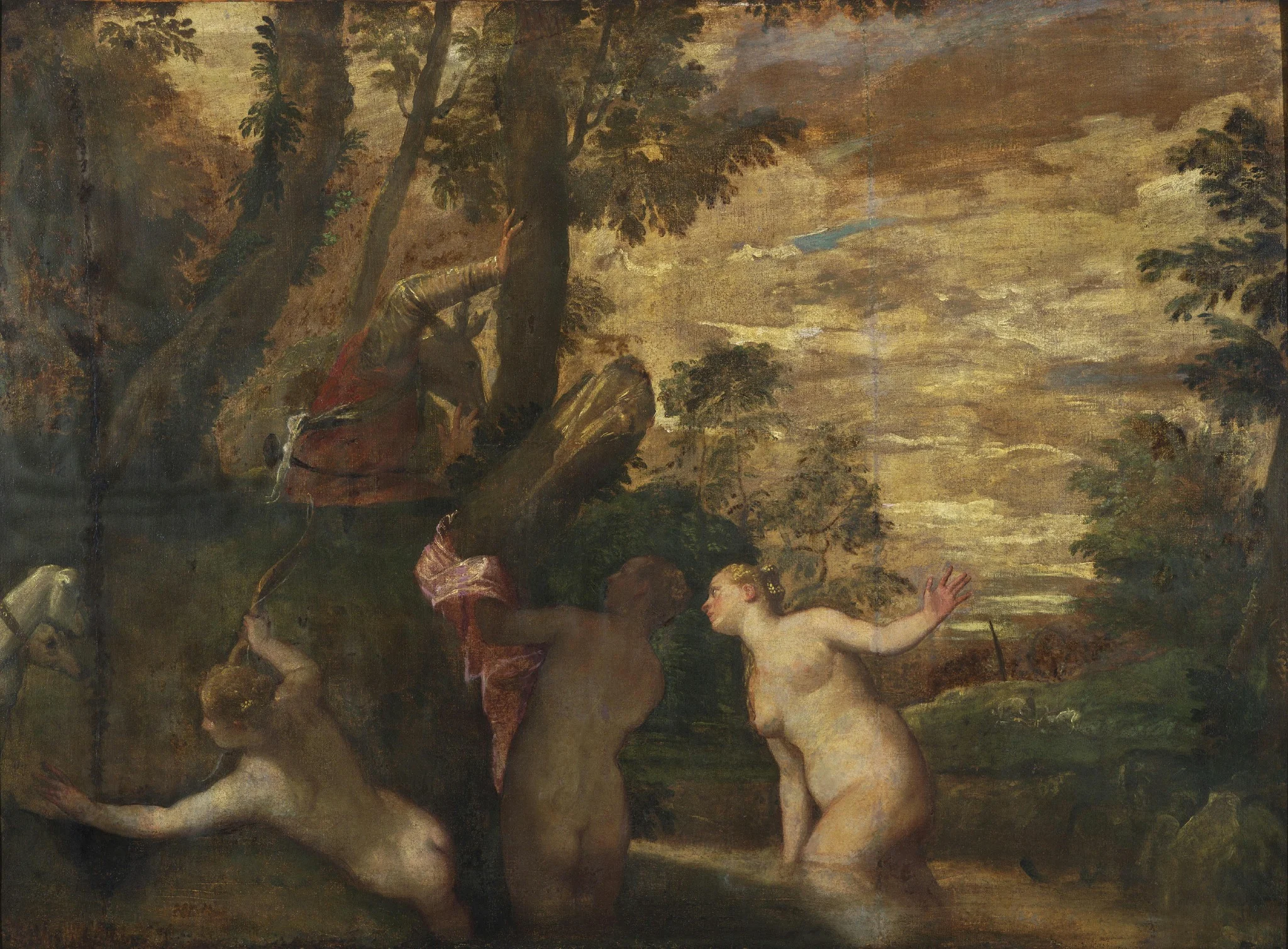 Diana and Actaeon, detail