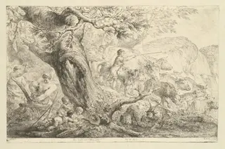 Das glückliche Weltalter (The Happy New Age), by Bernhard Rode, ink, 1778