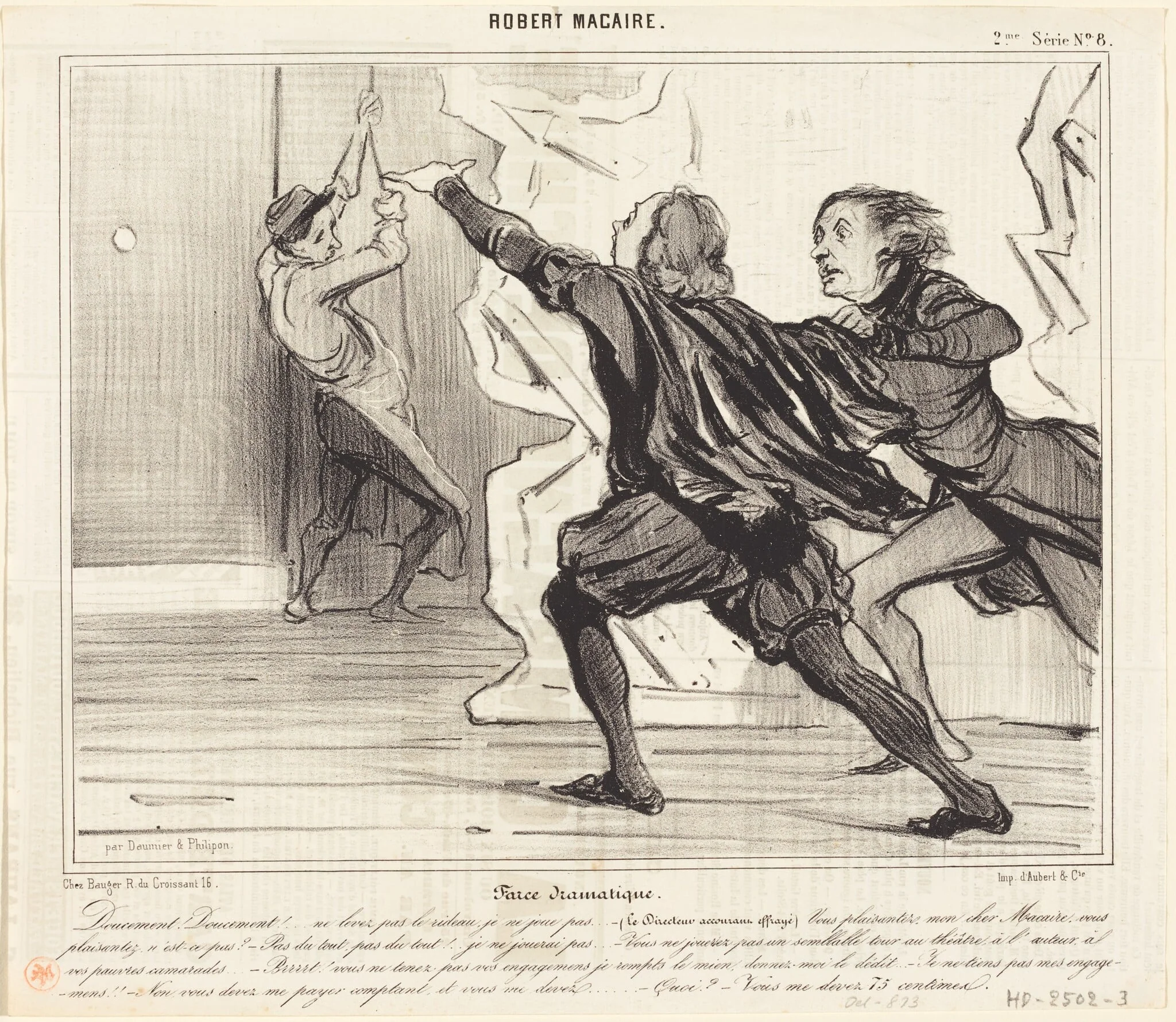 Farce dramatique, detail