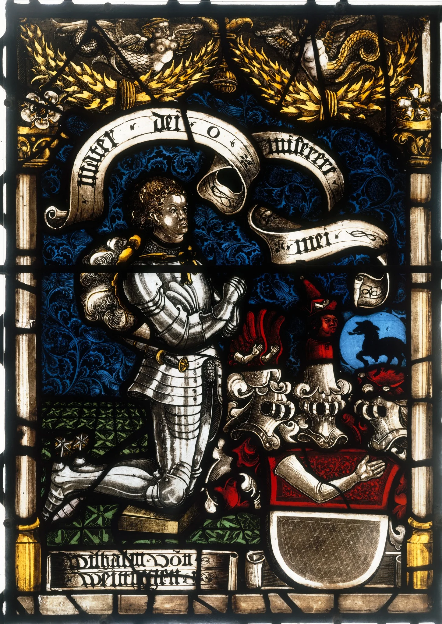 Heraldic Panel of Wilhelm von Weitingen, detail