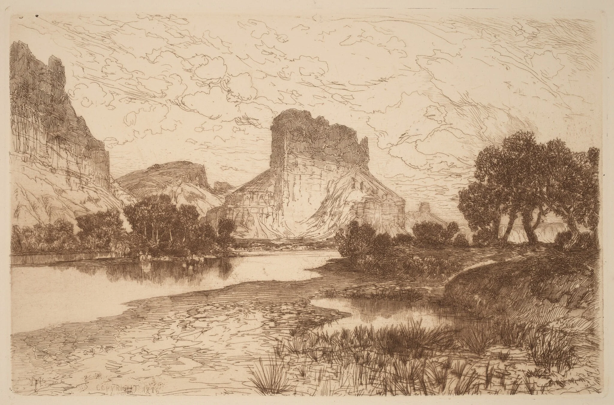 Green River, Wyoming Territory, detail