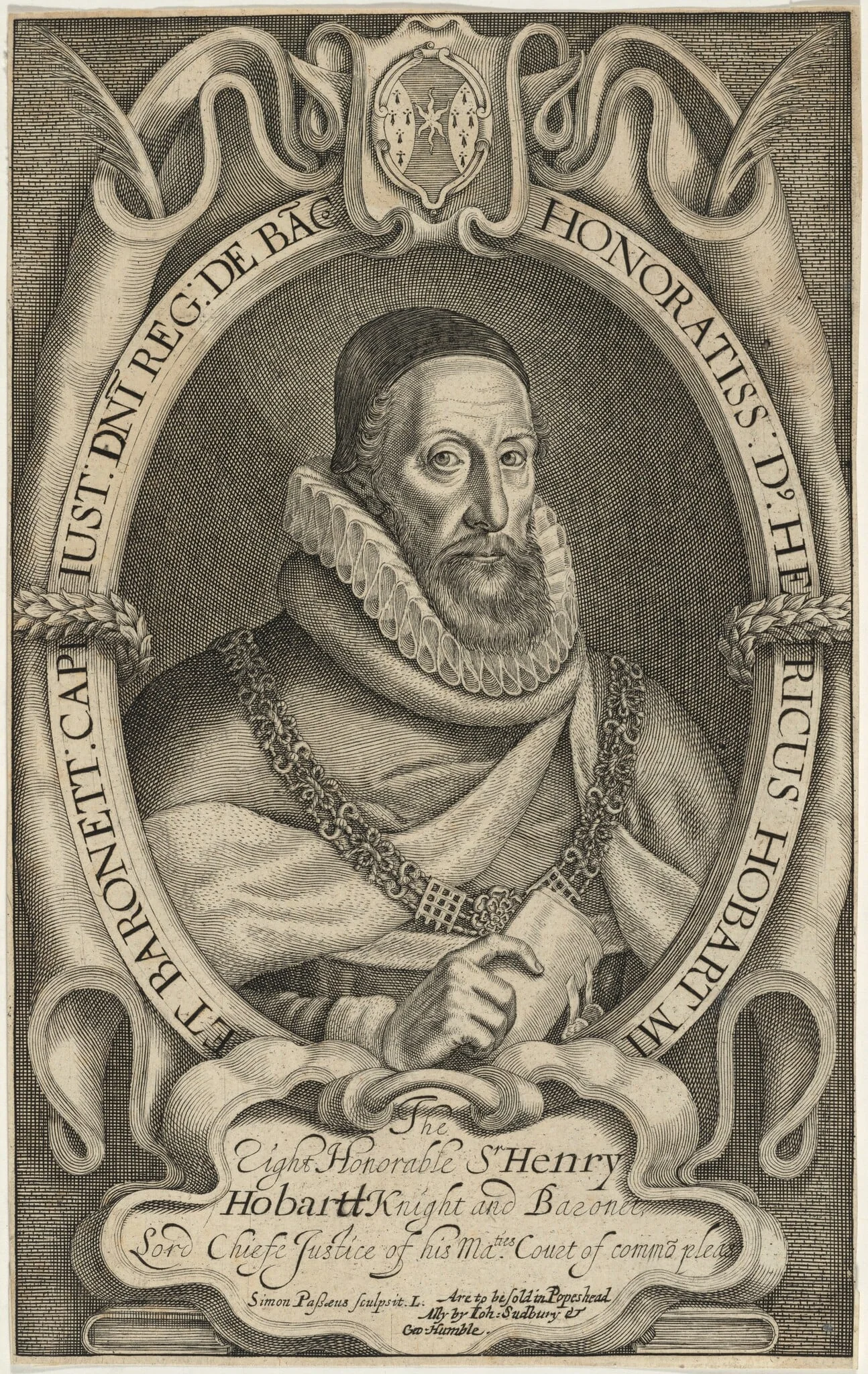 Sir Henry Hobart, detail