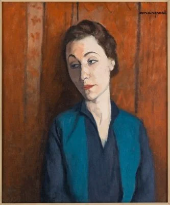 La femme en bleu, detail