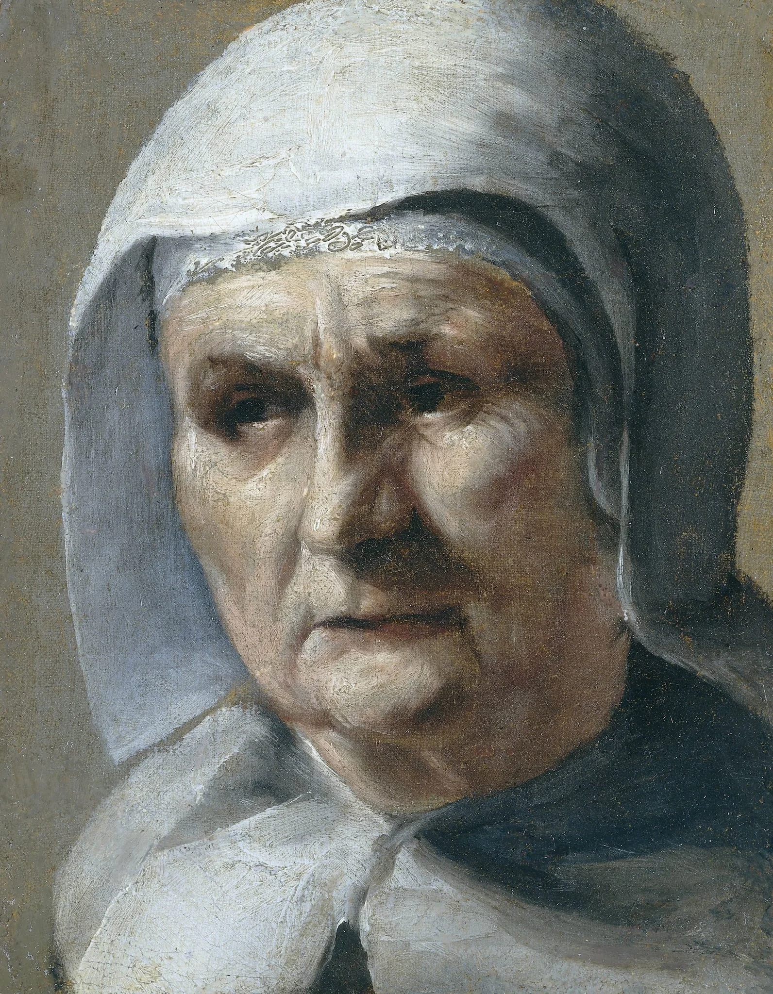 Old Woman, detail