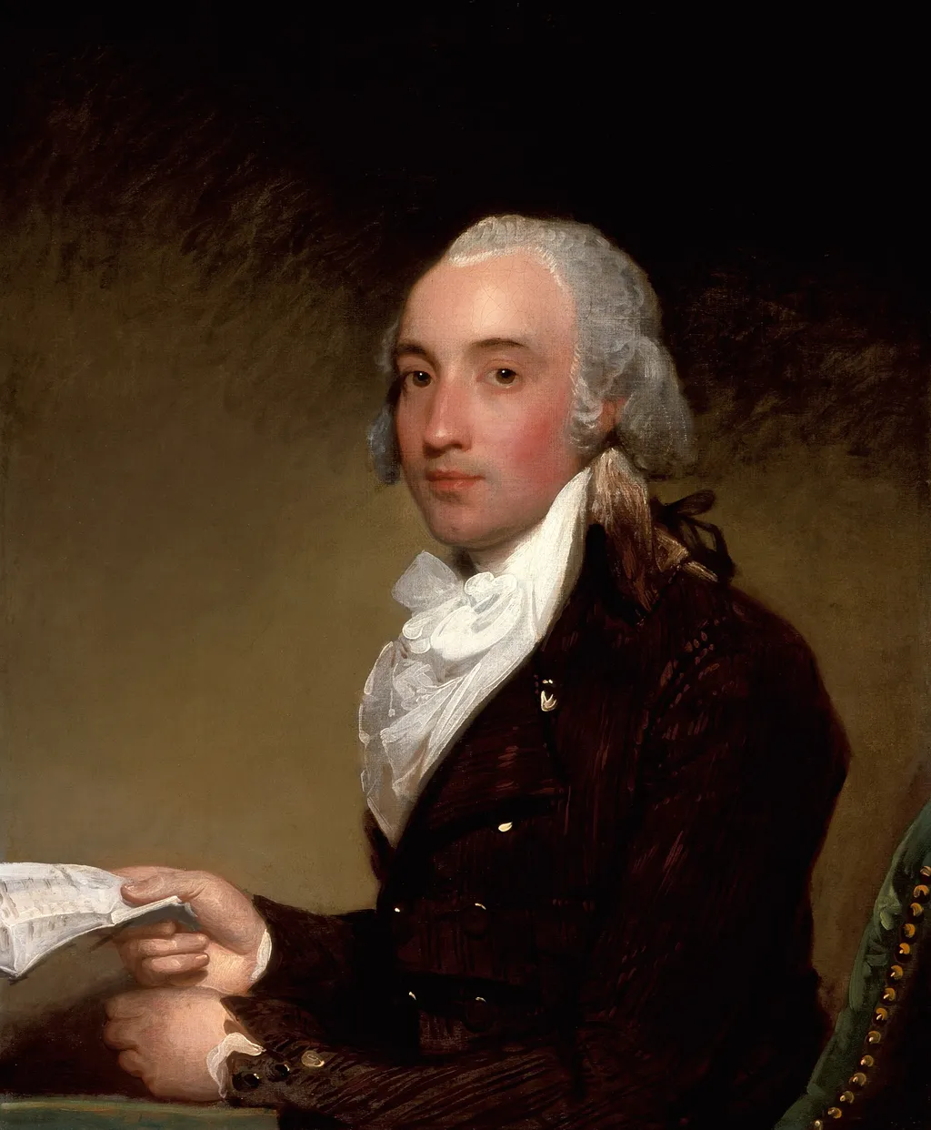 Portrait of Richard Barrington, Later Fourth Viscount Barrington, by Gilbert Stuart, oil, 1797