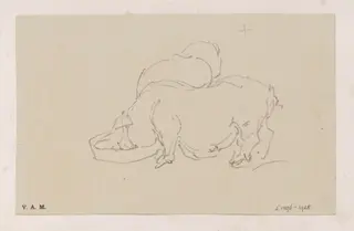 Two pigs, by George Chinnery, 19