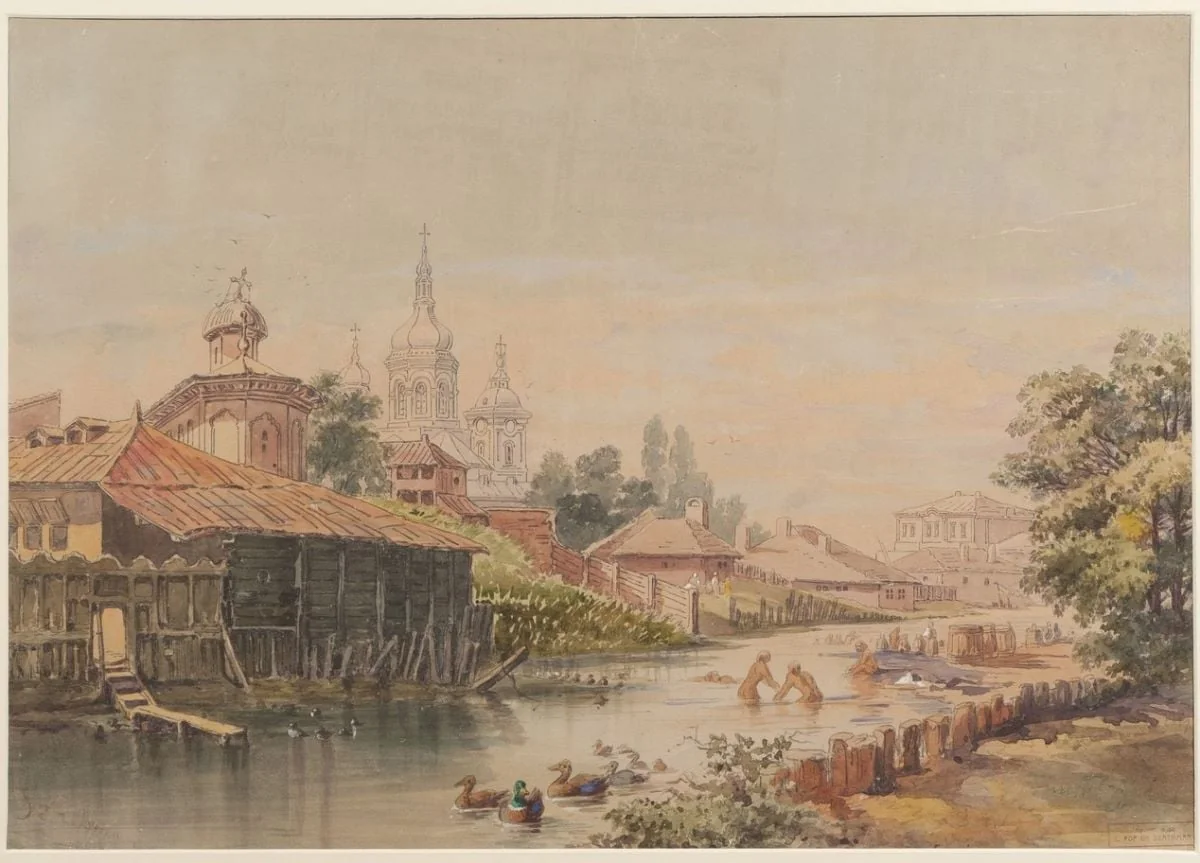 Dâmbovița la Radu Vodă, detail