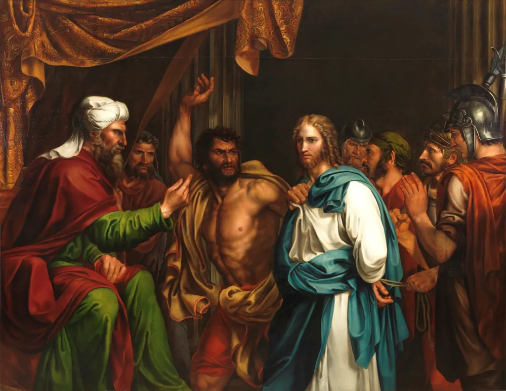 Jesus in the House of Annas, by José de Madrazo y Agudo, oil, 1803