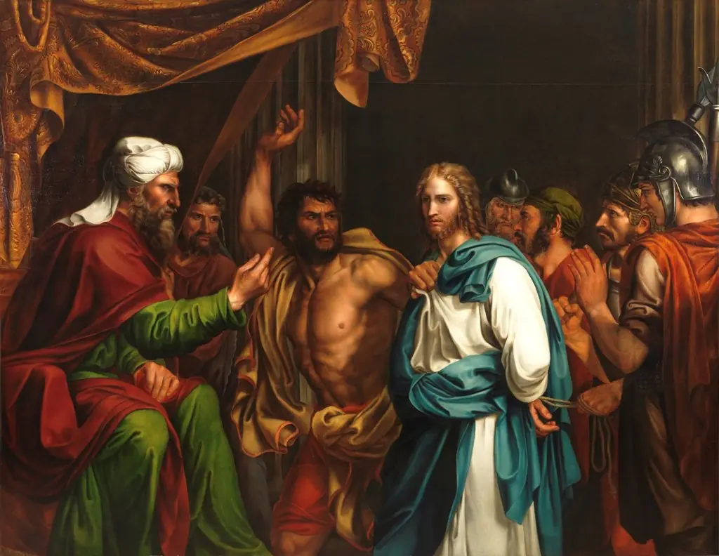 Jesus in the House of Annas, by José de Madrazo y Agudo, oil, 1803
