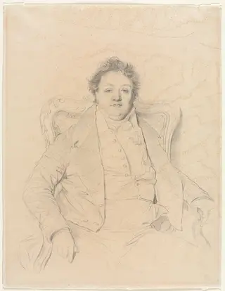 Charles Thévenin, after Ingres, by Jean Auguste Dominique Ingres, 1804