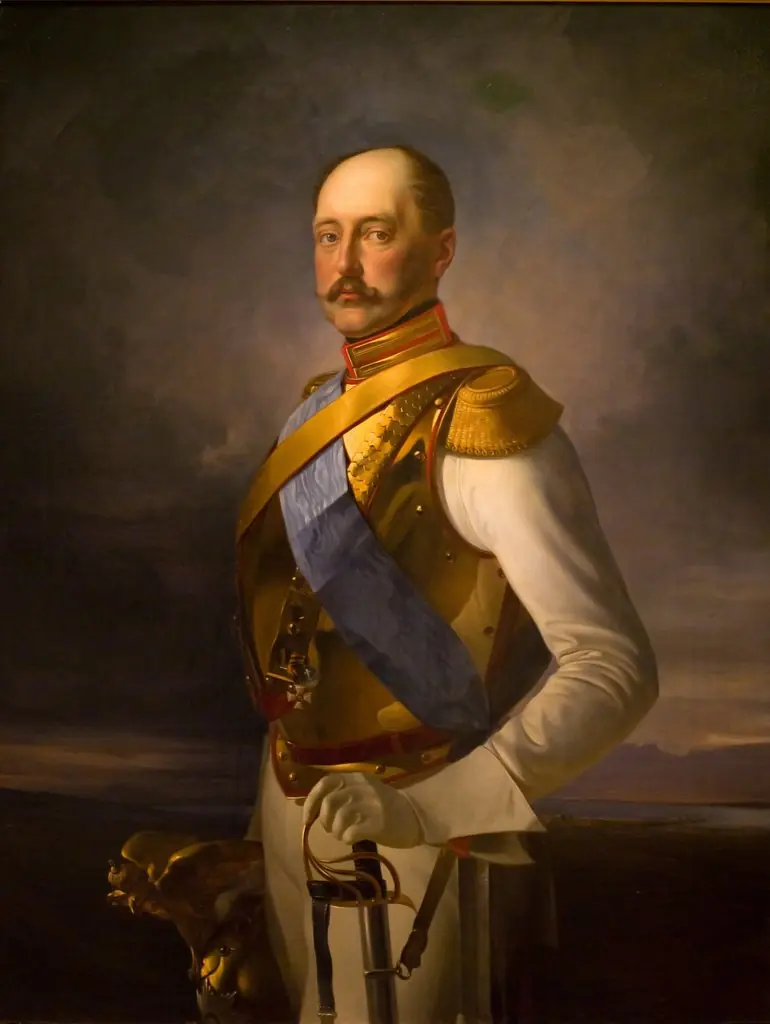 Portrait of Emperor Nicholas I, by Wladimir Swertschkoff, oil, 1856