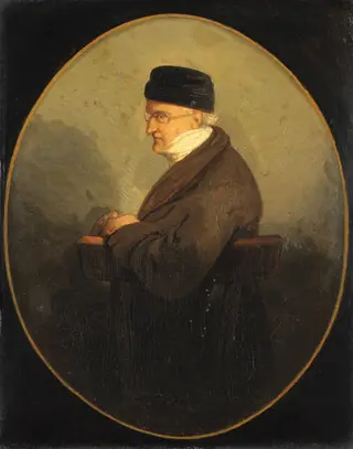 David Pierre Giottino Humbert de Superville (1770-1849), Painter and Writer, by Jacobus Ludovicus Cornet, oil, 1844