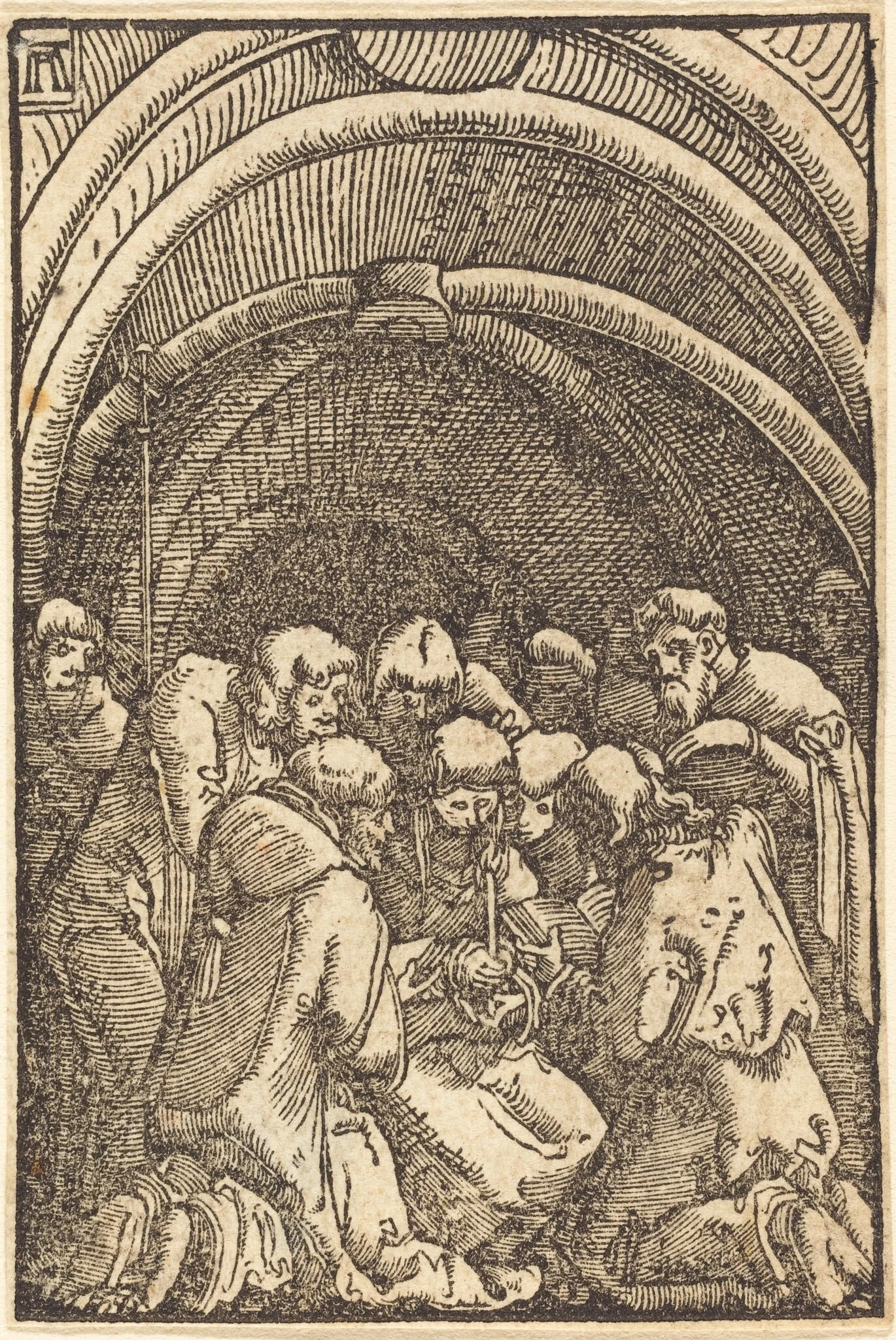 The Death of the Virgin, detail