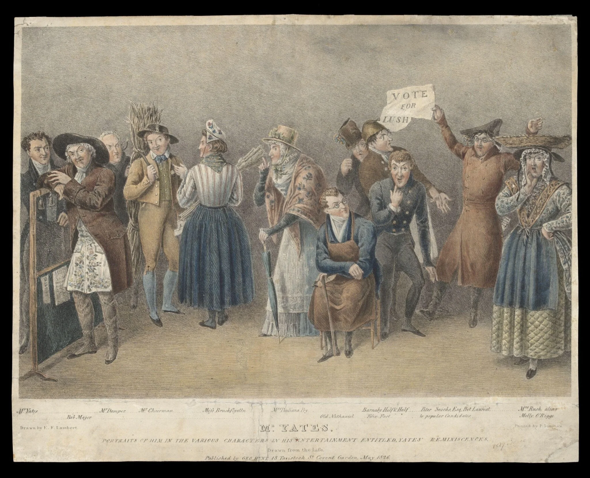 H Beard Print Collection, detail