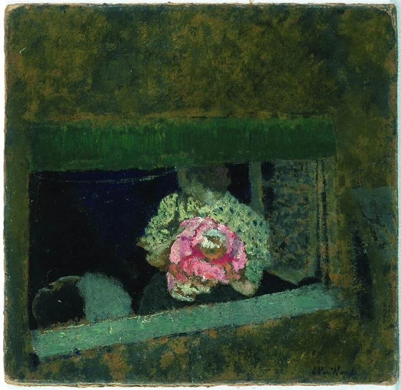 Woman at the Window, detail