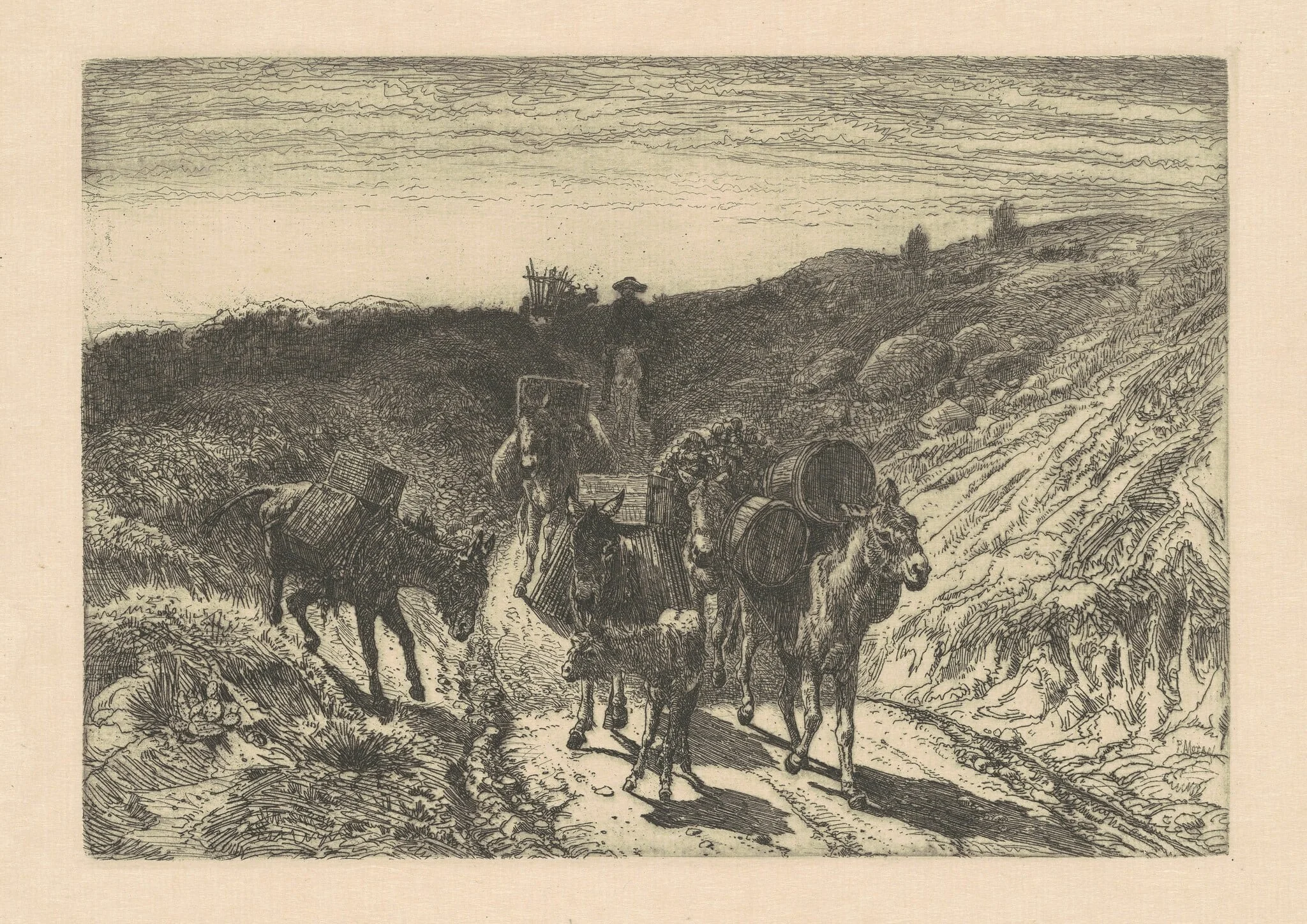 The Burrow Train, New Mexico, detail