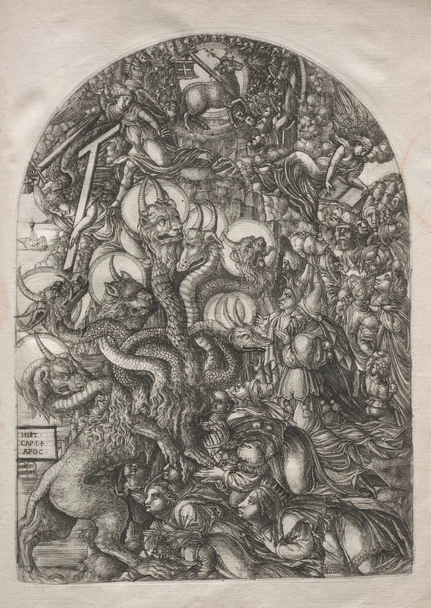 The Apocalypse: The Beast with Seven Heads and Ten Horns, detail