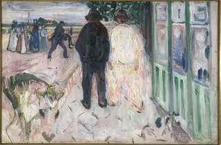 The Drowned Boy, by Edvard Munch, oil, 1907