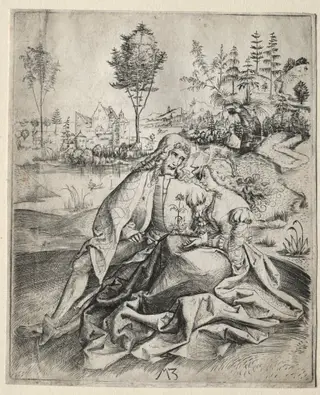 The Two Lovers, by Master MZ, 1502