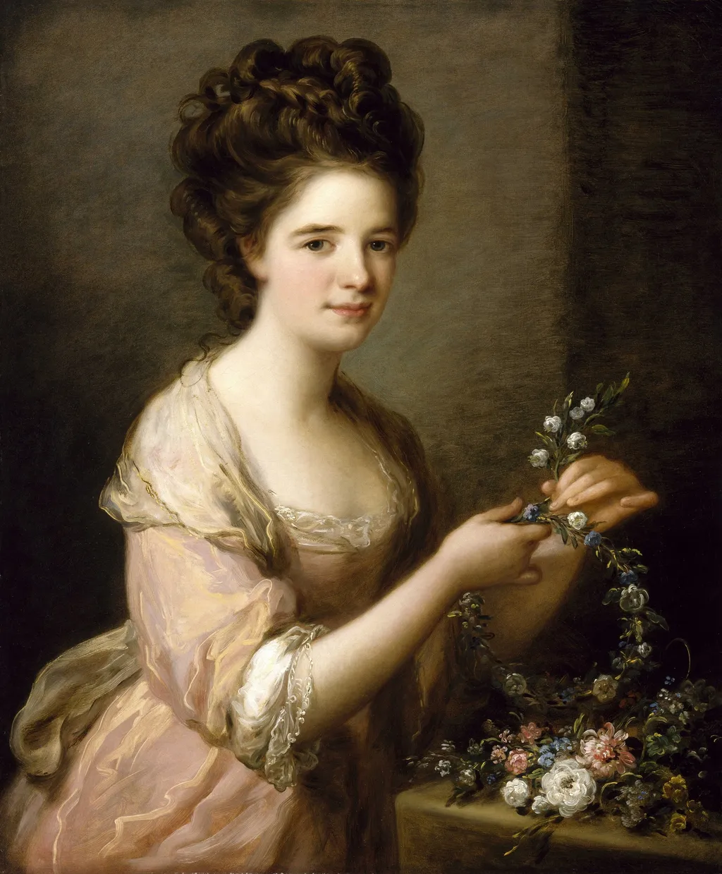 Portrait of Eleanor, Countess of Lauderdale, by Angelica Kauffmann, oil, 1790