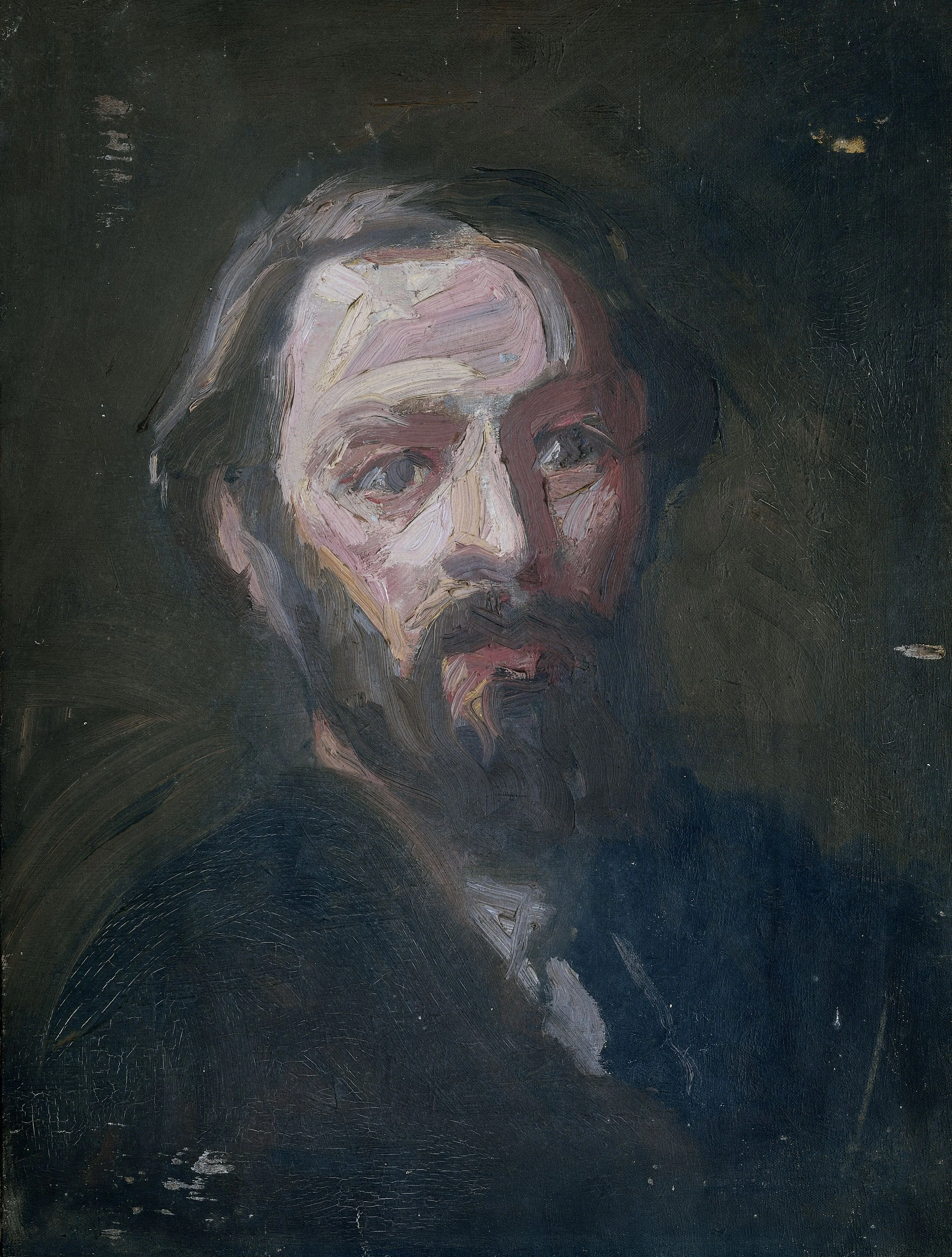 Portret van de beeldhouwer Pier Pander (1864-1919), detail