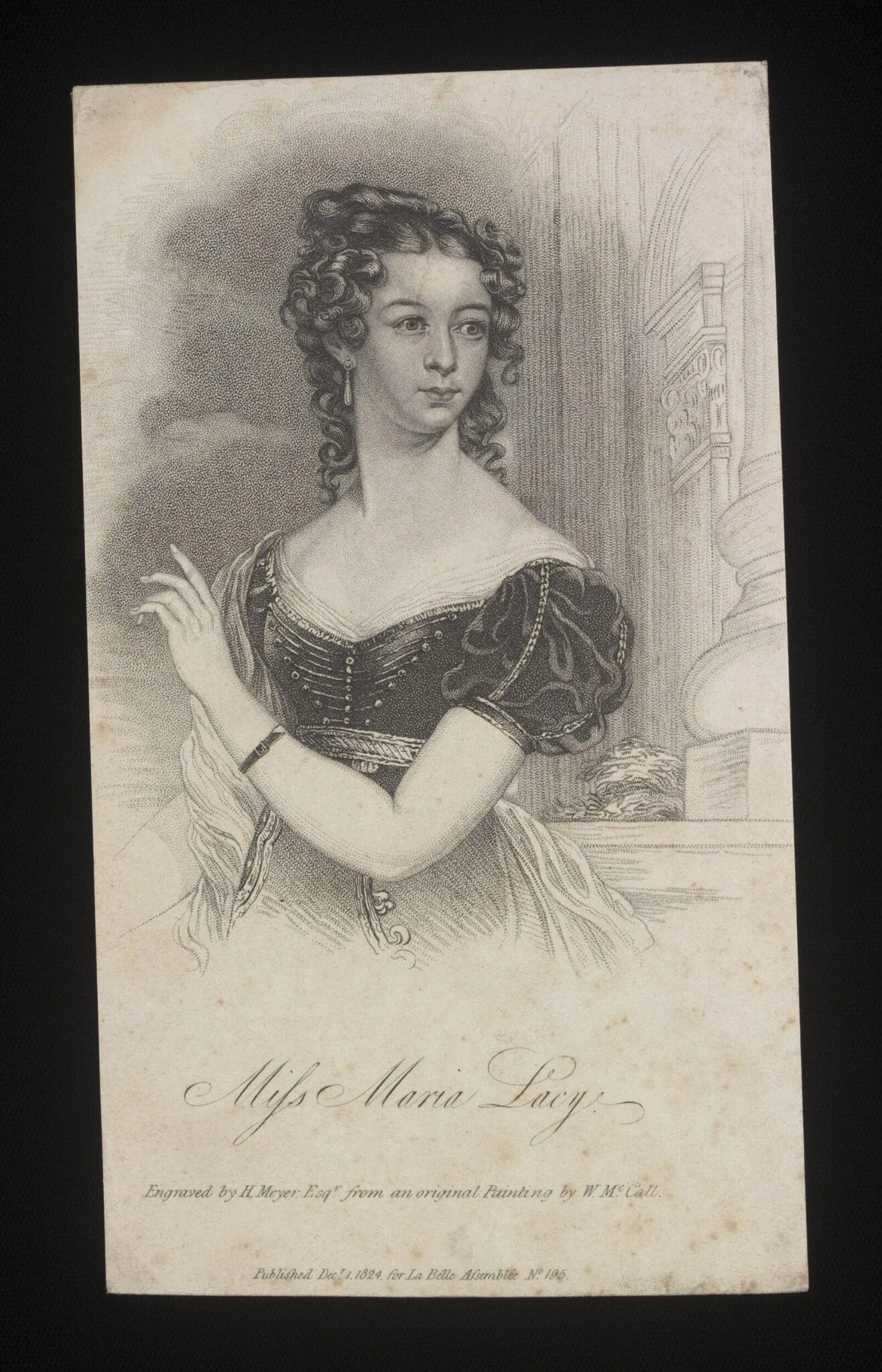 Miss Maria Lacy, detail