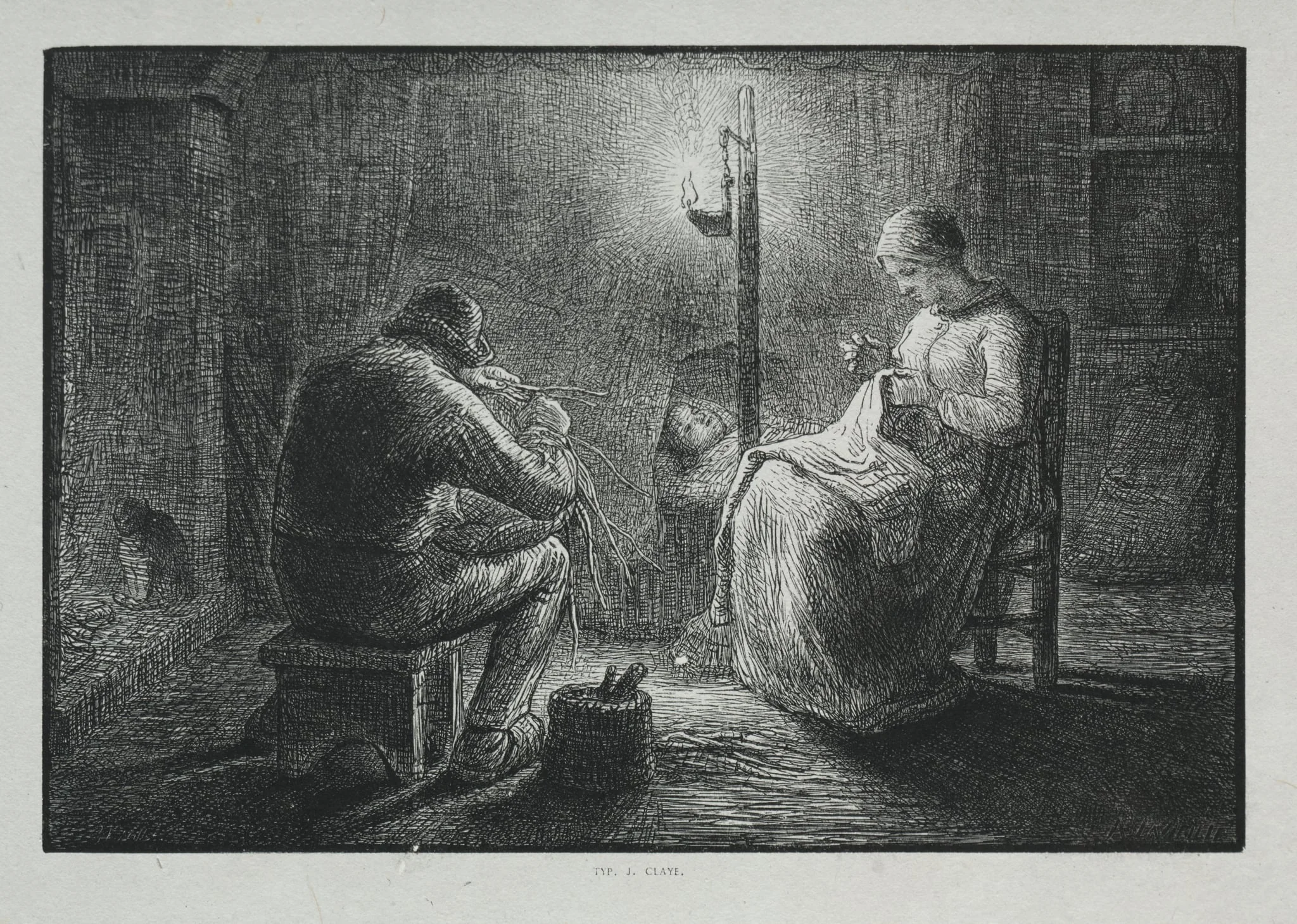 Four Hours of the Day: Night, detail