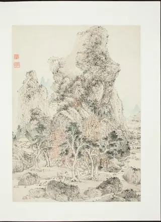 Landscapes After Old Masters, by Shen Shichong, unspecified, 1619