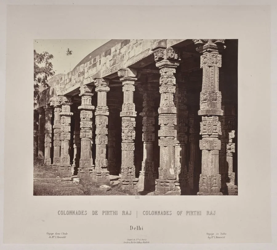 Colonnades of Pirthi Raj, Delhi, detail