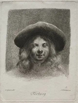 Portrait of Gerard Terborch, by Adam von Bartsch, 1805