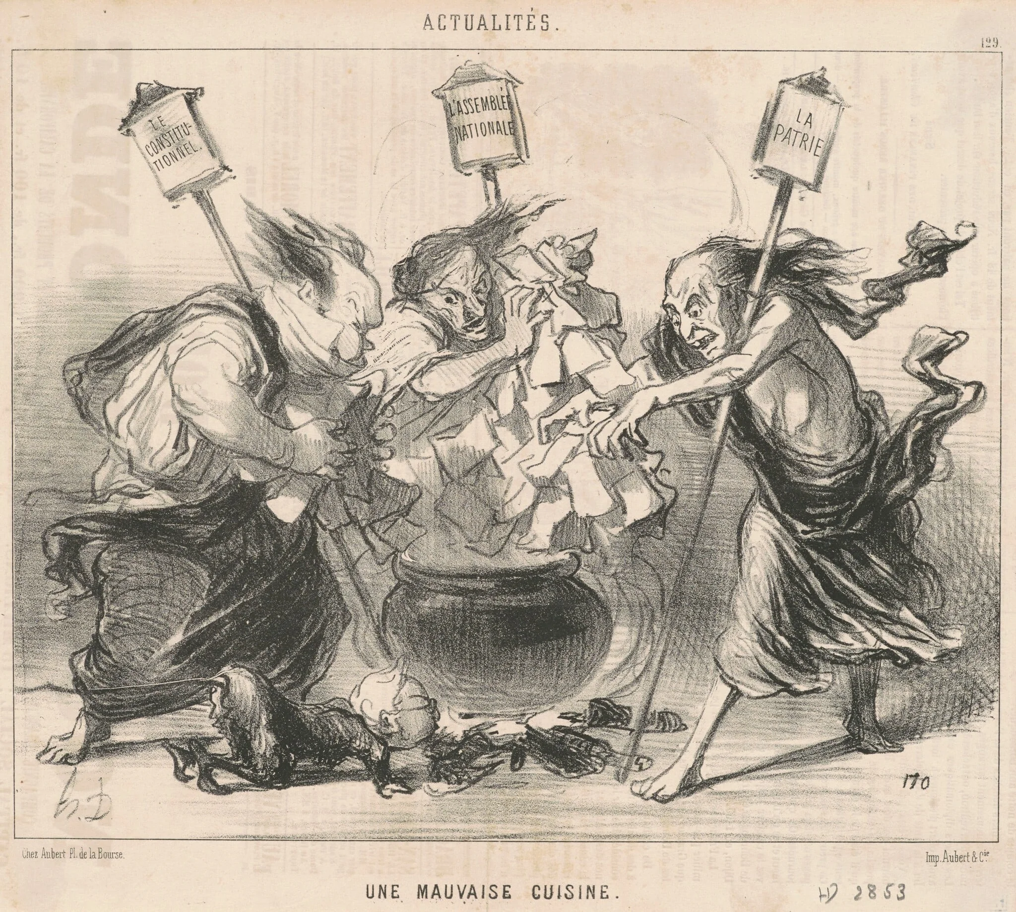 Une mauvaise cuisine, detail