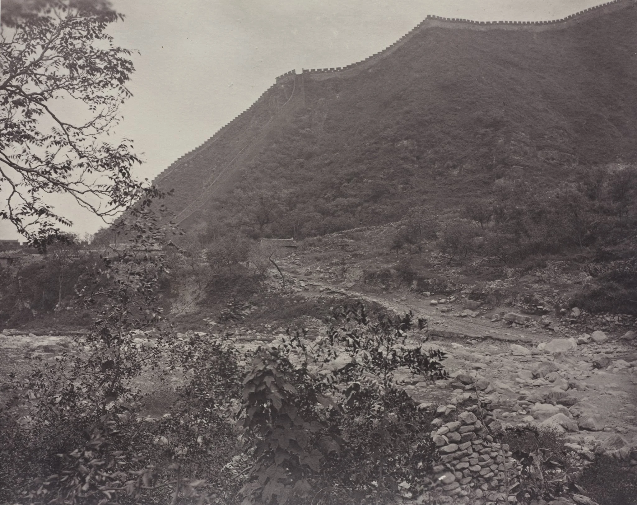 View of the Great Wall, China, detail