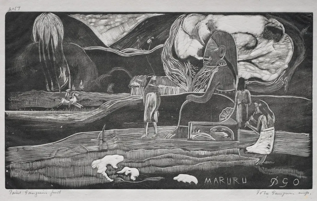 Tahitian Series:  Worship, by Paul Gauguin, 1894