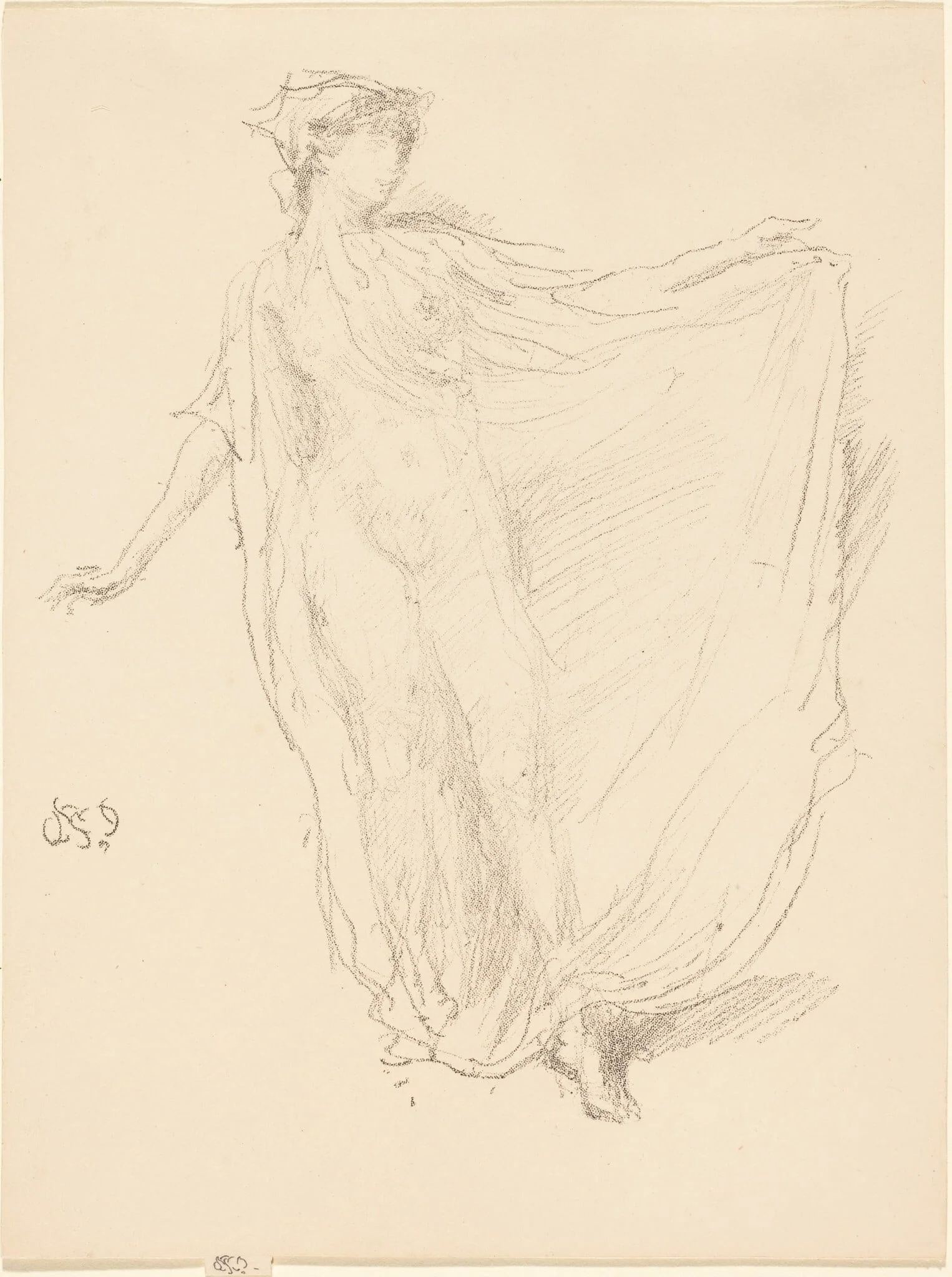 The Dancing Girl, detail