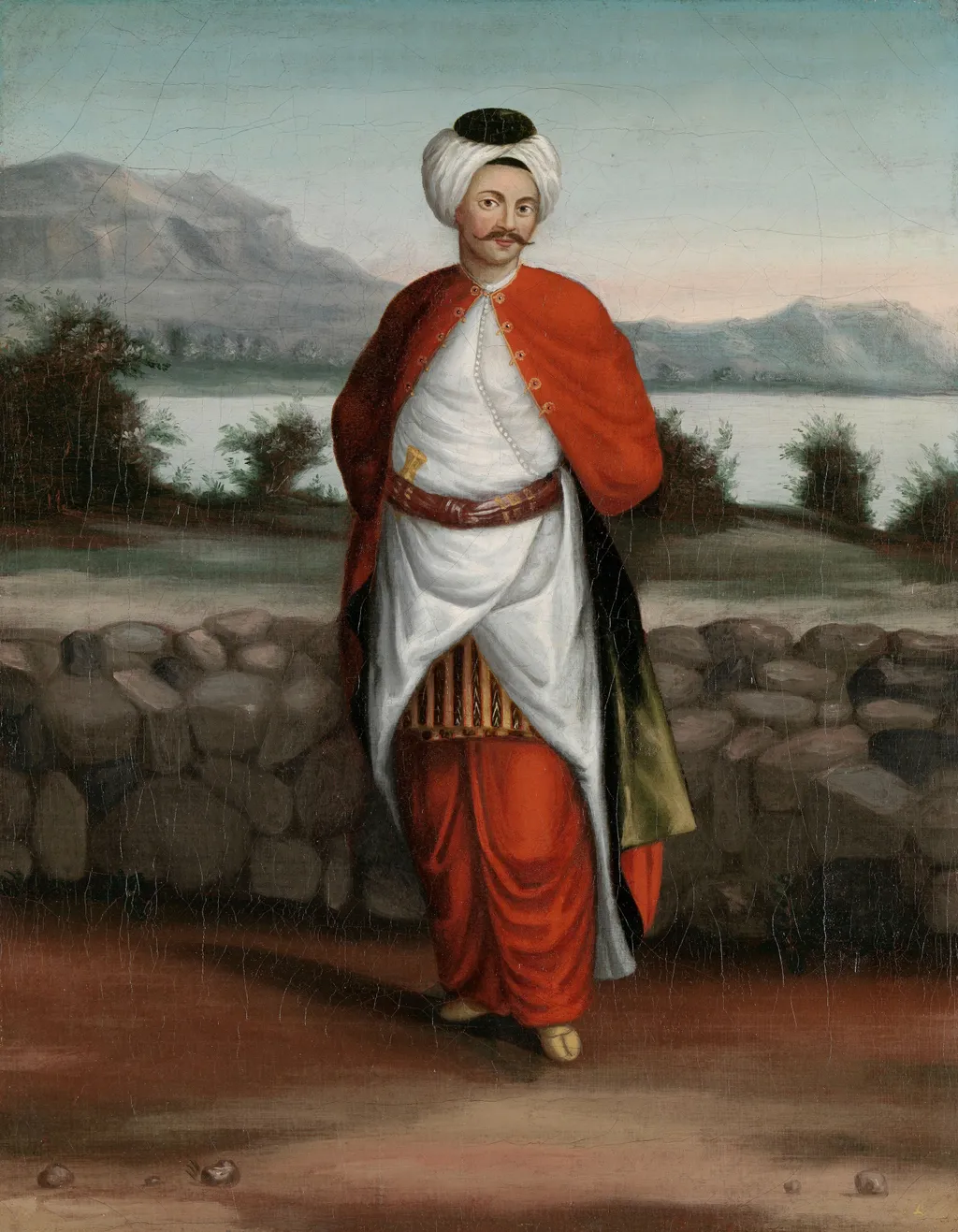 Choadar, Servant of the Ambassador, by Jean Baptiste Vanmour, oil, 1718