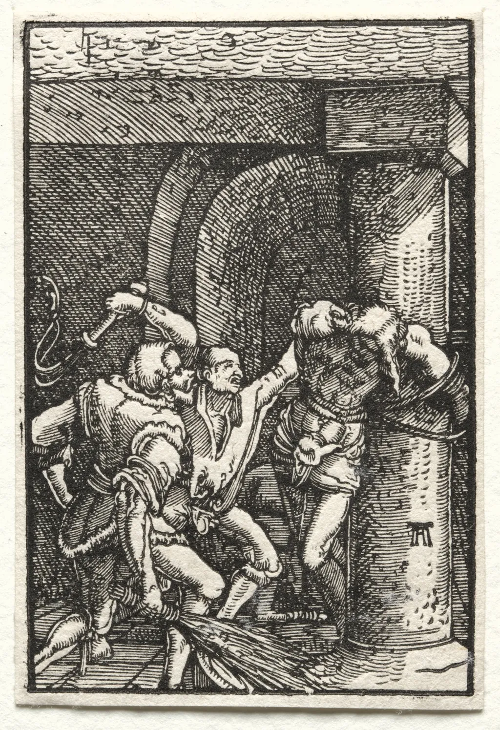 The Fall and Redemption of Man:  Flagellation  of Christ, by Albrecht Altdorfer, 1515