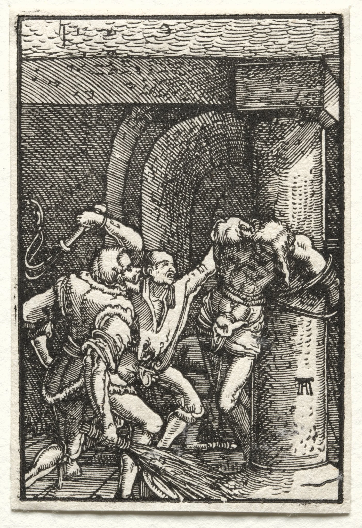 The Fall and Redemption of Man: Flagellation of Christ, detail