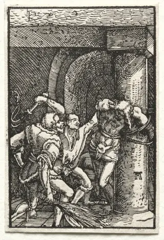 The Fall and Redemption of Man:  Flagellation  of Christ, by Albrecht Altdorfer, 1515