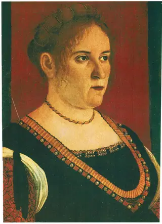 Portrait of a Woman, by Vittore Carpaccio, tempera, 1510