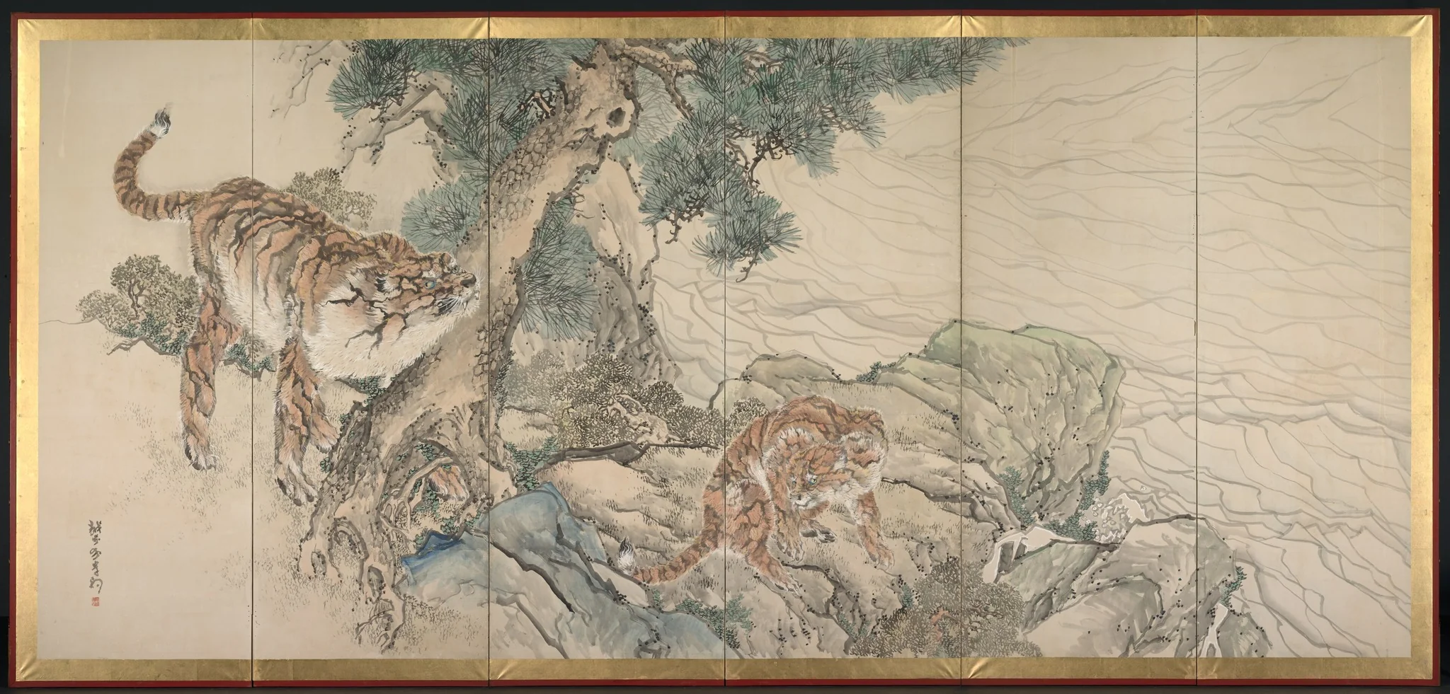 Tiger Family, detail