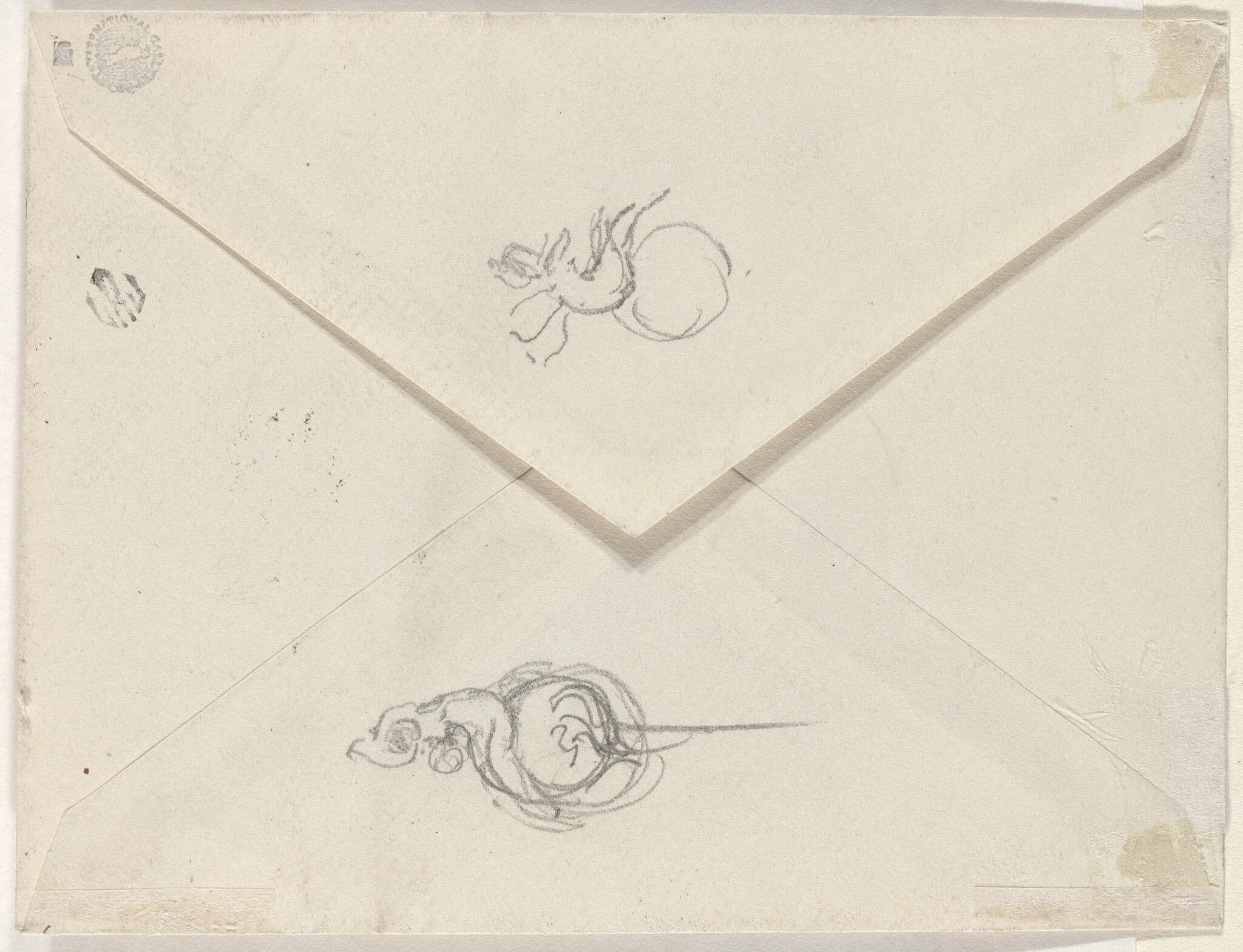 Studies for Jewelry Designs [verso], detail