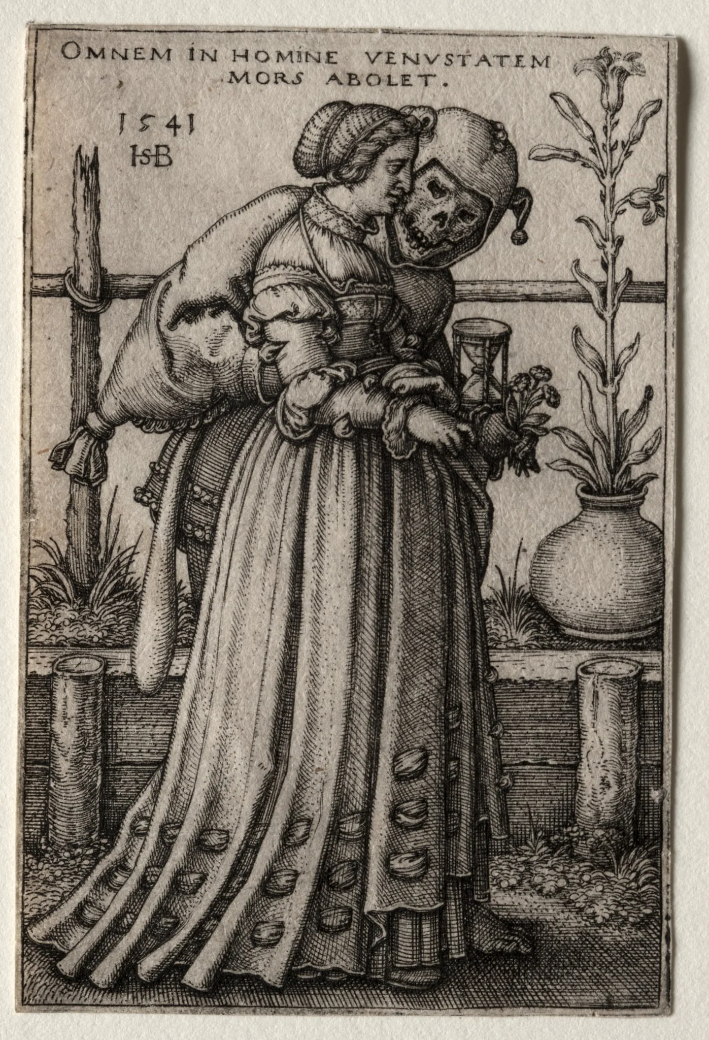 The Lady of Death Masquerading as a Fool, detail