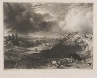 A HEATH, by John Constable