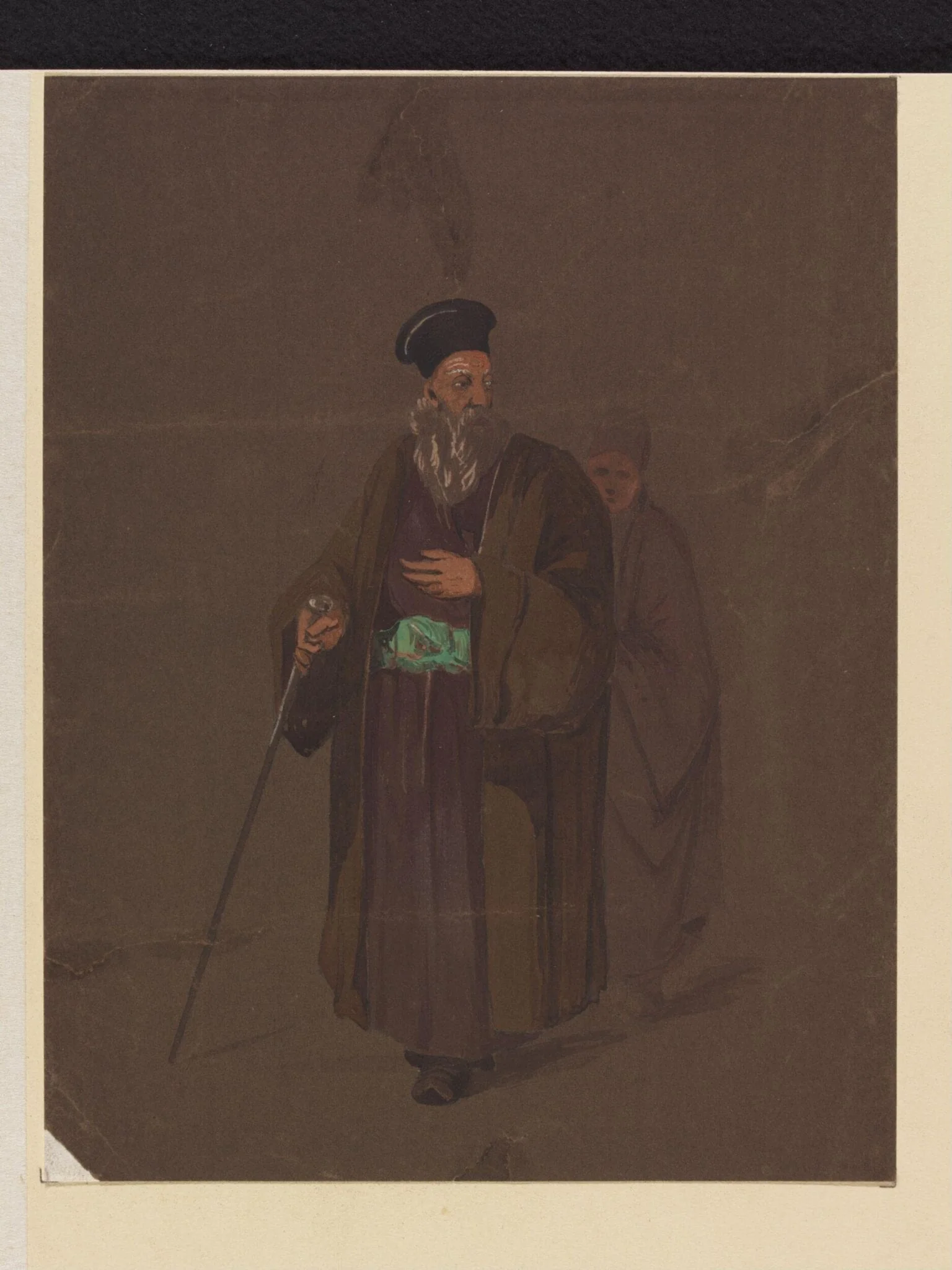 A Greek Priest, with Attendant, detail
