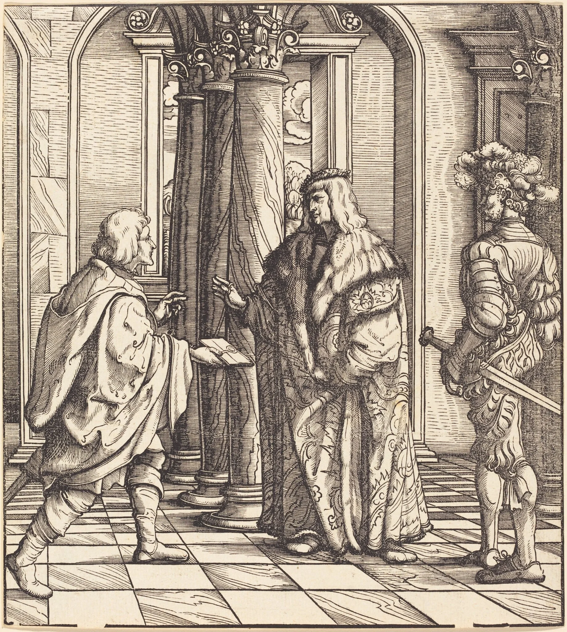 A Message Concerning the White King's Marriage, detail