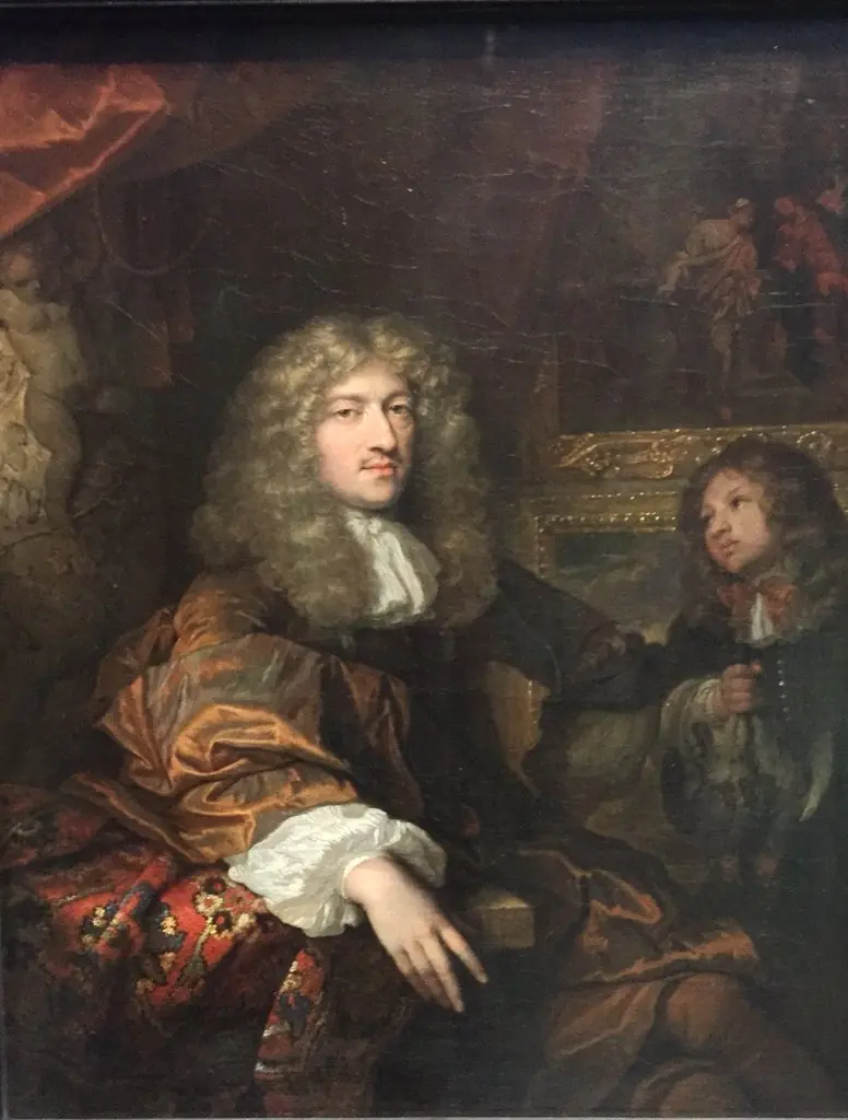 Portrait of Pieter Six, by Caspar Netscher, oil