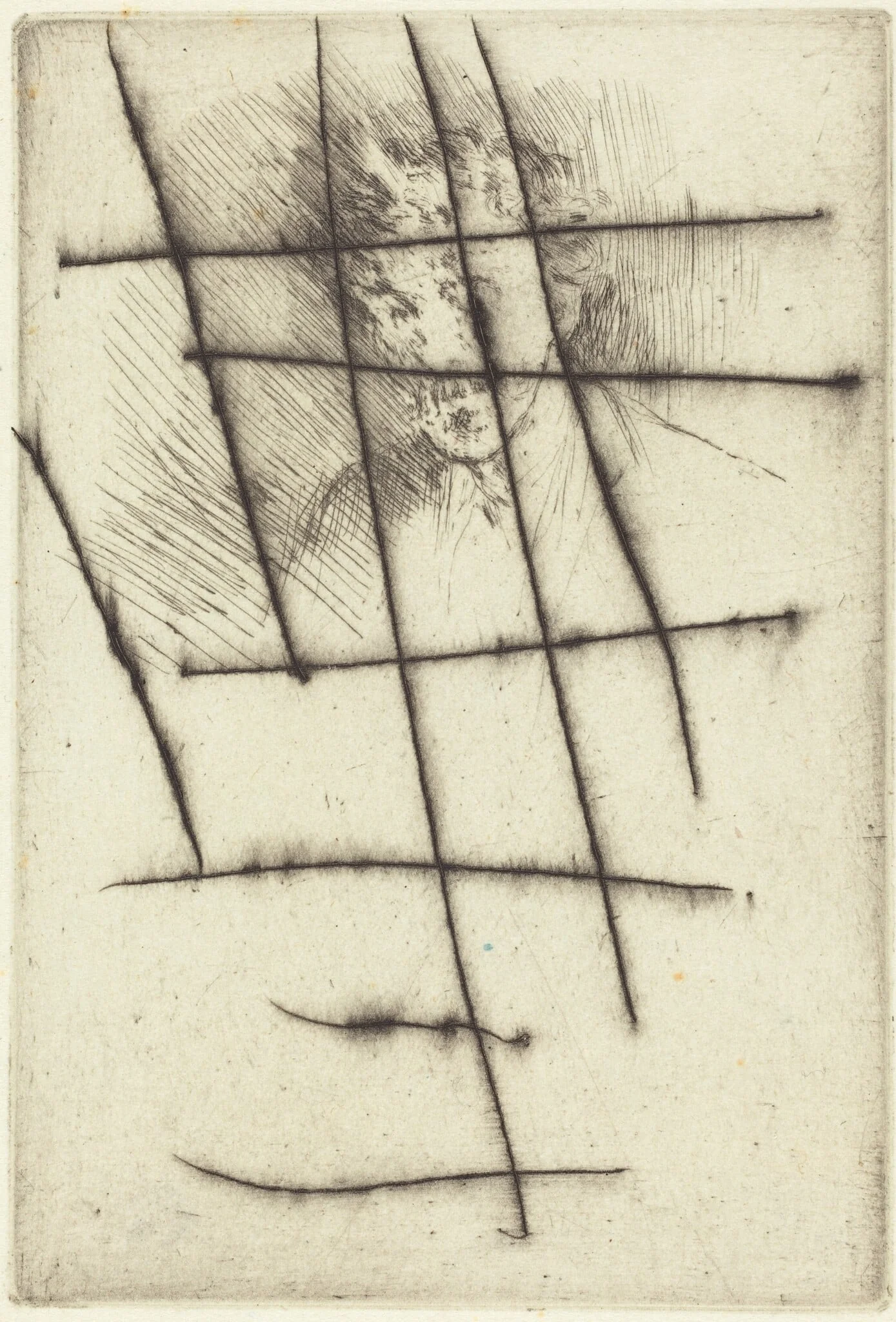 Whistler with the White Lock, detail