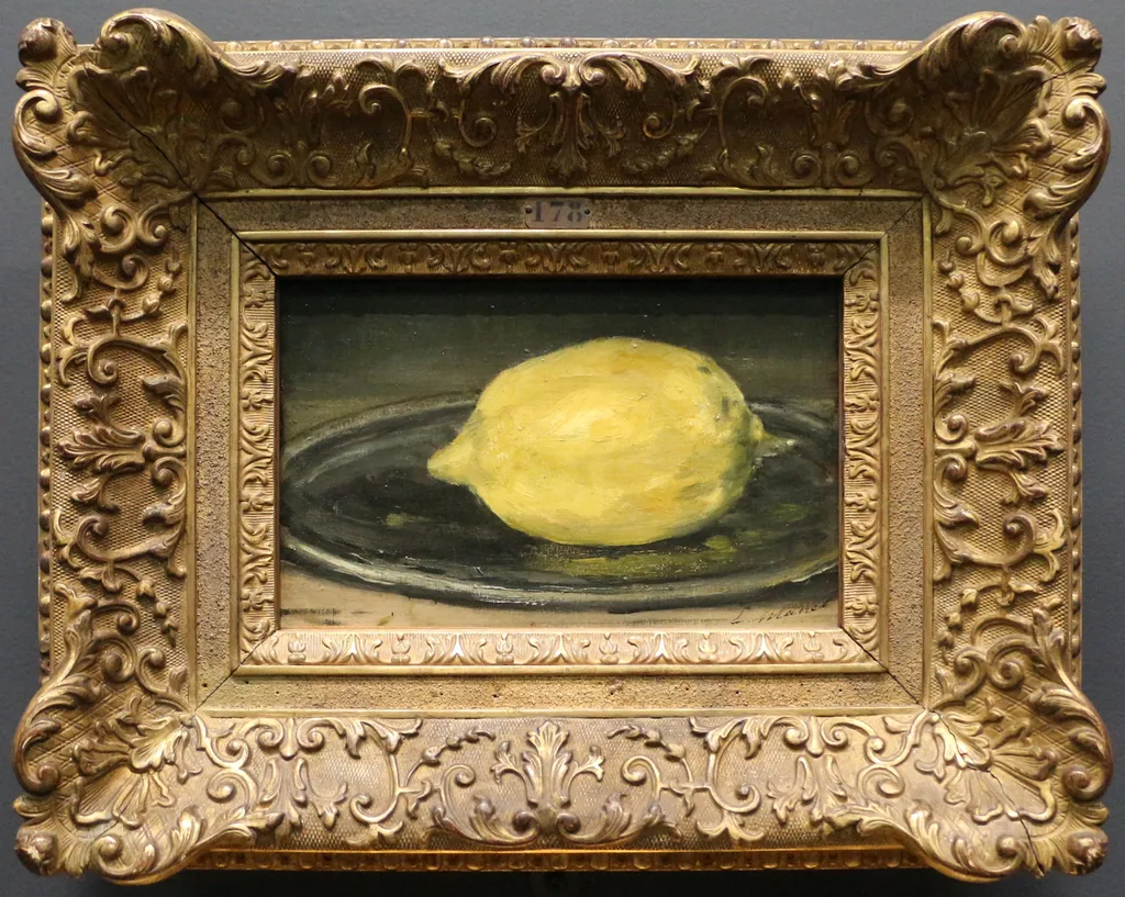 The Lemon, by Édouard Manet, oil