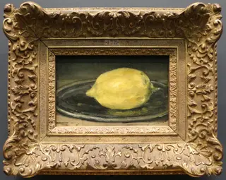 The Lemon, by Édouard Manet, oil