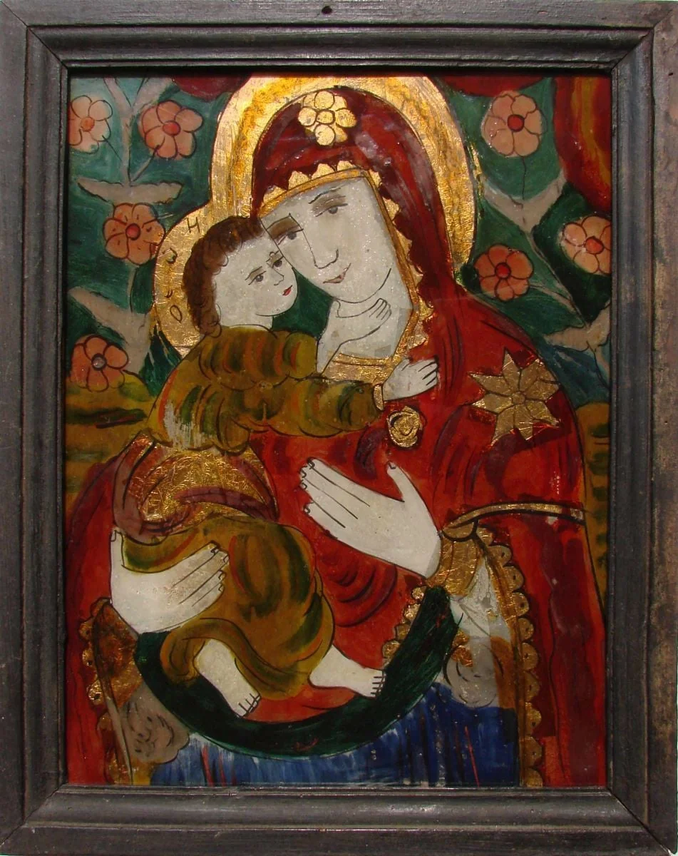 Maica Domnului cu Pruncul, detail